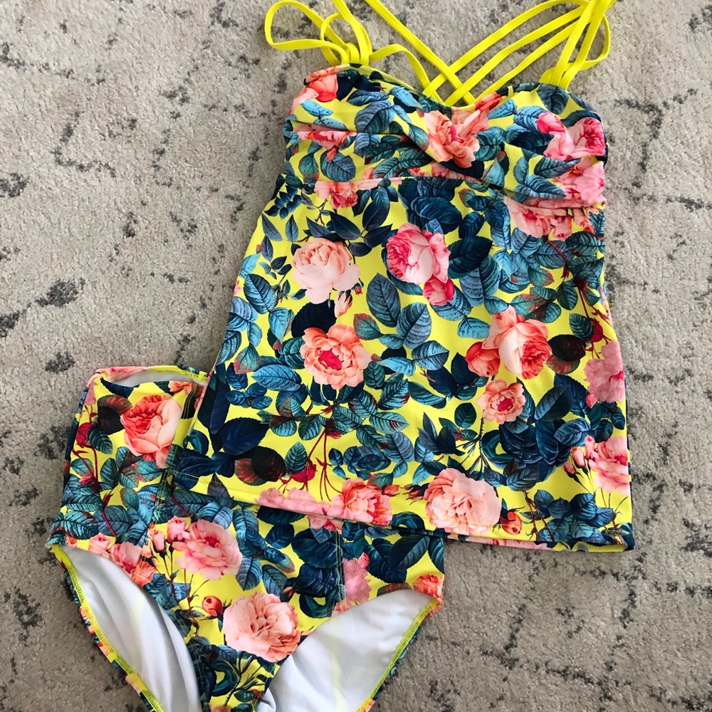 Lime ricki tankini